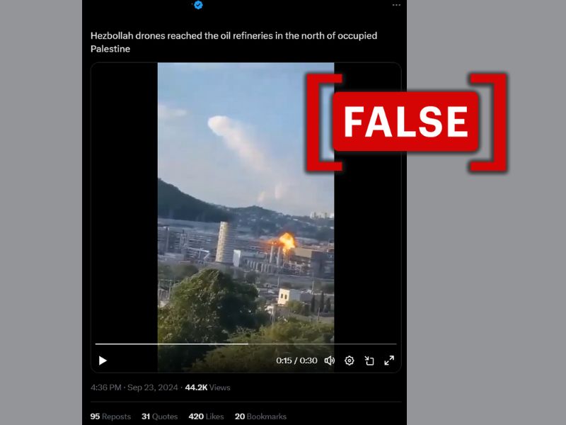 Video from Russia falsely linked to Israel-Hezbollah conflict